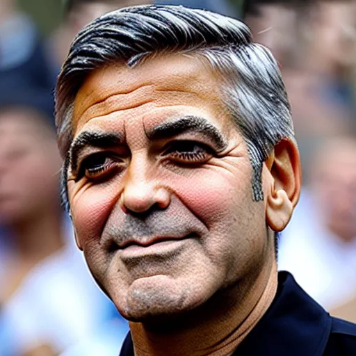 Prompt: george clooney as homelander