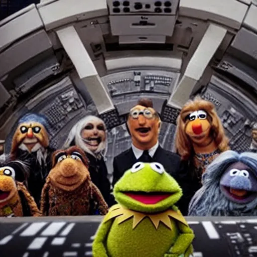 Prompt: muppets storming the death star