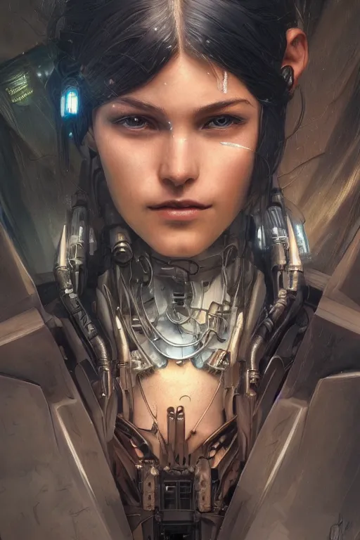 Prompt: Ultra realistic illustration, cyberpunk,sci-fi, fantasy, intricate, elegant, highly detailed, digital painting, artstation, concept art, smooth, sharp focus, illustration, Ultra realistic cyborg woman with dirt on the street, begging for alms, art by artgerm and greg rutkowski and alphonse mucha