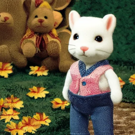 Prompt: calico critters the godfather