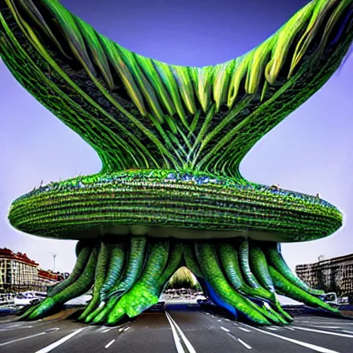 Image similar to monster by vincent callebaut