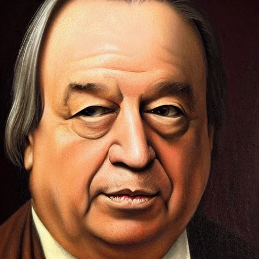 Prompt: ultra realistic portrait painting of Antonio Guterres , painted by Da Vinci