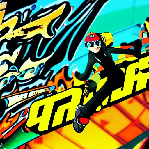 Image similar to jet set radio