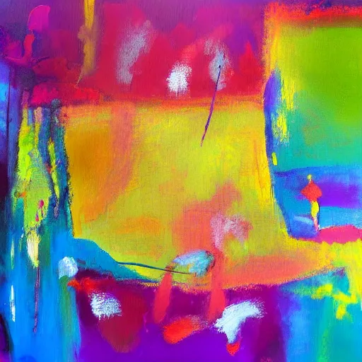 Image similar to happiness abstract painting