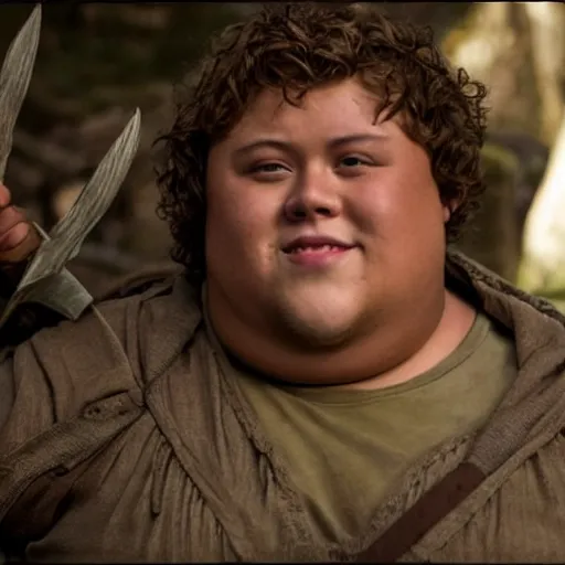 Image similar to jacob batalon as samwise gamgee