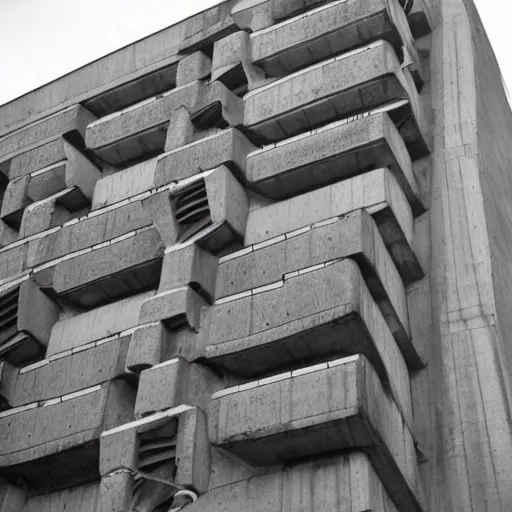 Prompt: brutalist architecture