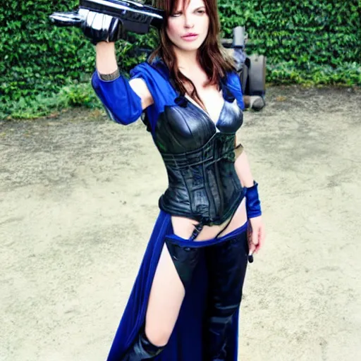 Image similar to Mila Jovovich as rinoa from final fantasy