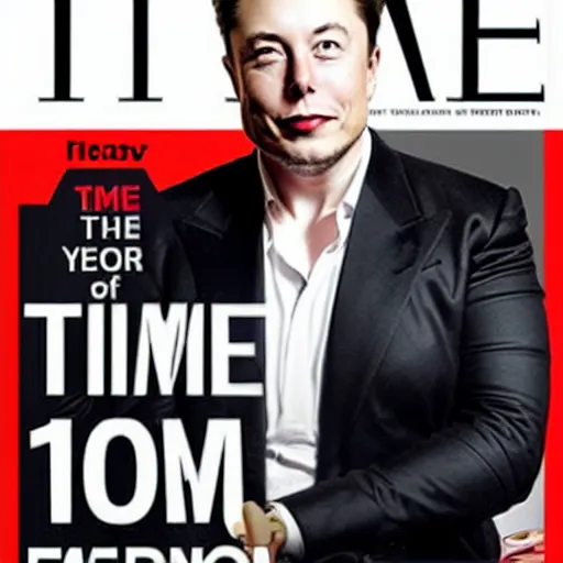 Image similar to Time person of the year: Elon Musk,