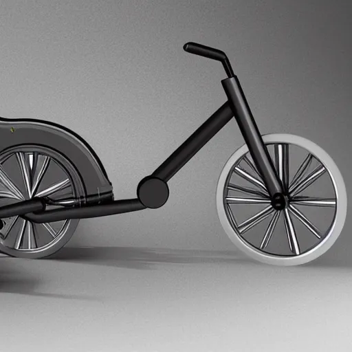 Image similar to planetary bicycles for travelling through space, global illumination