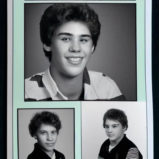 Image similar to 1985 high school year book headshot photos