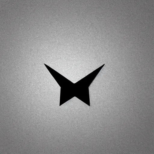 Image similar to simple origami logo of an astronaut, vector, minimal, one line art, sharp focus, white background