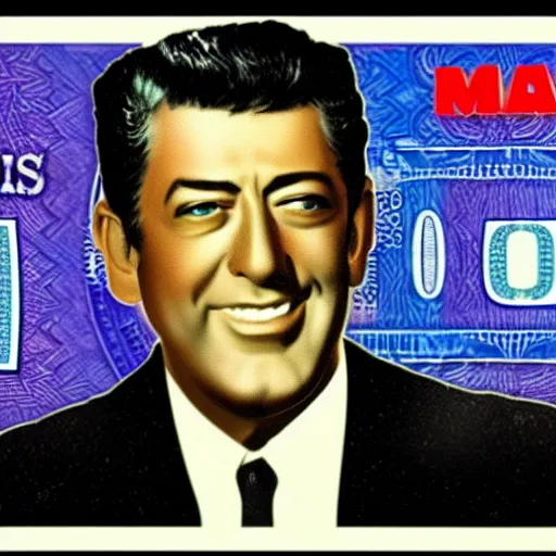 Image similar to dean martin on the 1 0 0 $ bill