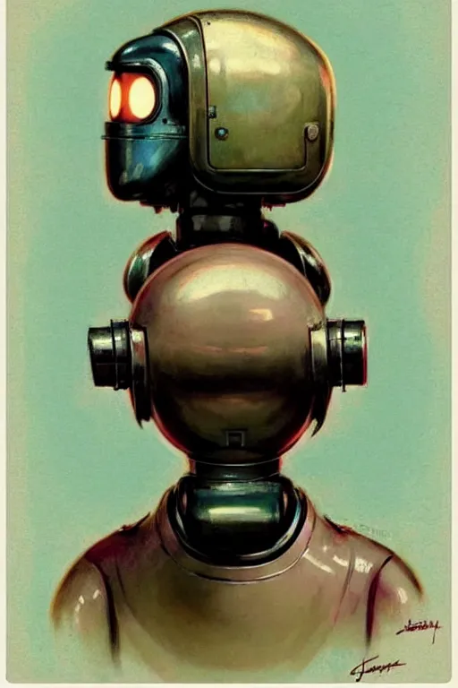 Prompt: ( ( ( ( ( 1 9 5 0 s retro future android robot nurse. muted colors., ) ) ) ) ) by jean - baptiste monge,!!!!!!!!!!!!!!!!!!!!!!!!!