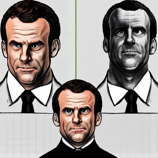 Prompt: character design of emmanuel macron as a character of GTA 4, high quality, smooth