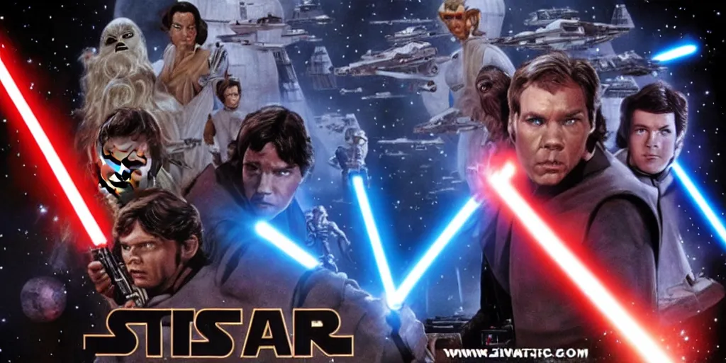 Image similar to start trek vs star wars, epic battle