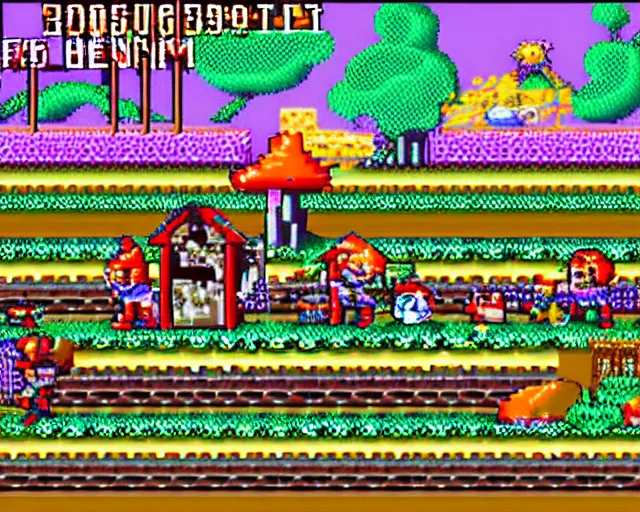 Prompt: screenshot of a snes game