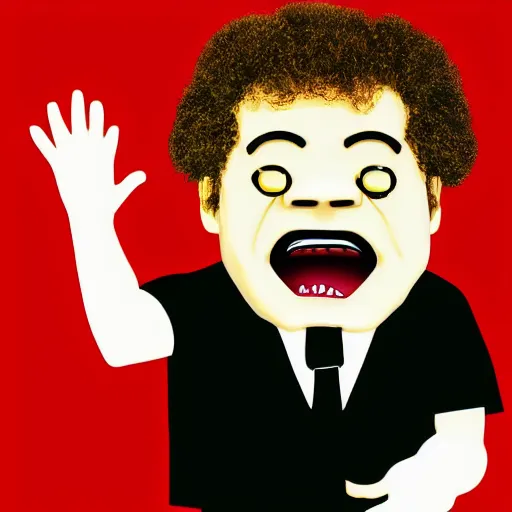 Image similar to steve brule as the sobbing emoji, emoji, sobbing emoji, sobbing emoticon