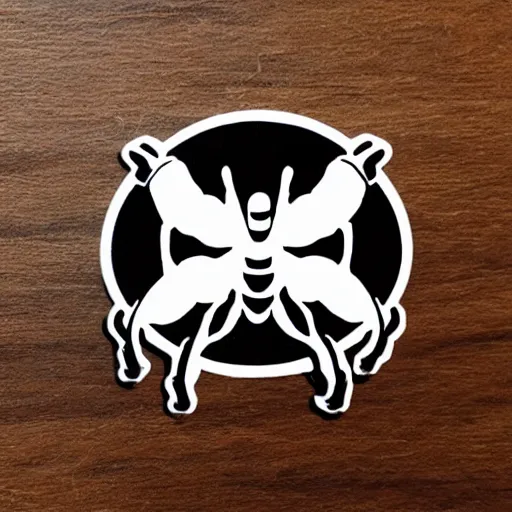 Prompt: sticker of scorpion