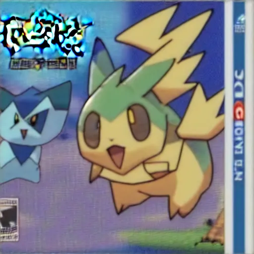 Image similar to a gba cover for a new pokemon game