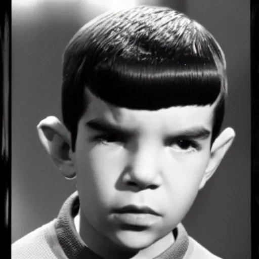 Image similar to young spock