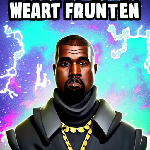 Image similar to kanye west fortnite collaboration