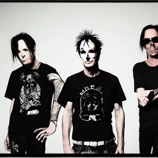 Prompt: skinny puppy band