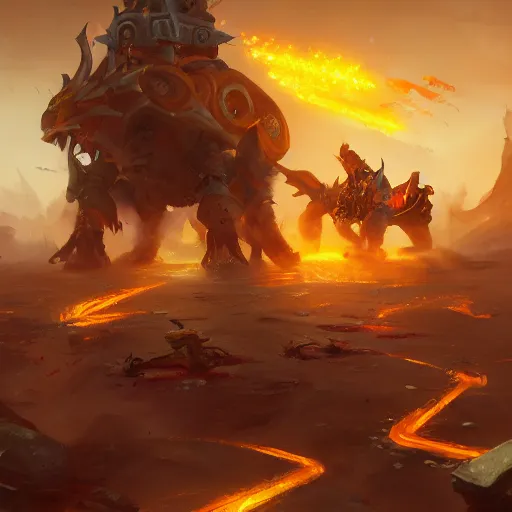 Prompt: a fiery catapult cart wheels chariots, catapult, yellow battlefield theme, bright art masterpiece artstation. 8 k, sharp high quality artwork in style of jose daniel cabrera pena and greg rutkowski, concept art by tooth wu, blizzard warcraft artwork, hearthstone card game artwork, cart wheels