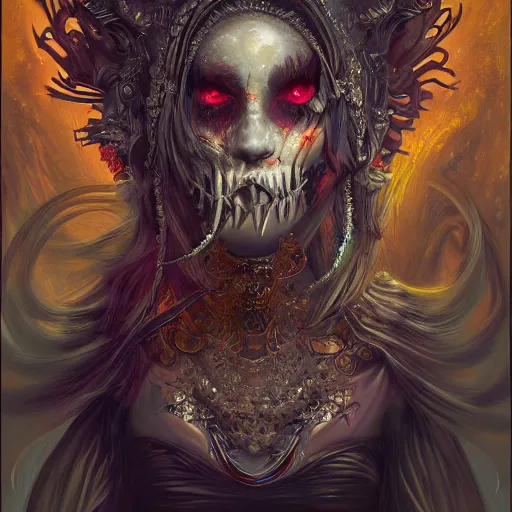 Image similar to the eater of souls, maximalist, high detail, 8 k, ornate, dark fantasy, realistic, masterpiece, trending on art station, complex, wlop