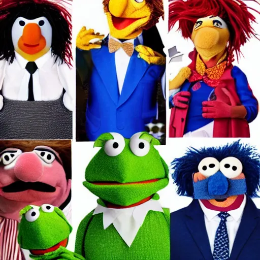 Prompt: presidential muppets