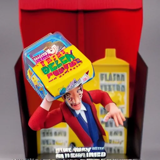 Image similar to happy meal toy of steve buscemi from bill & ted's excellent adventure the movie, 4 k, highly detailed, award winning, look at all that detail!