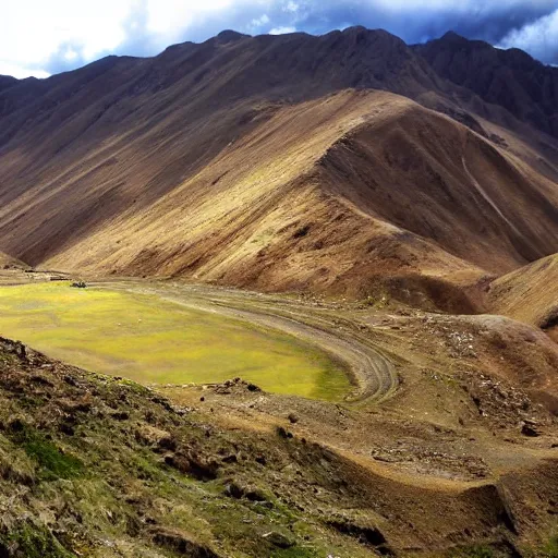 Image similar to beautiful Peruvian Andean landscape