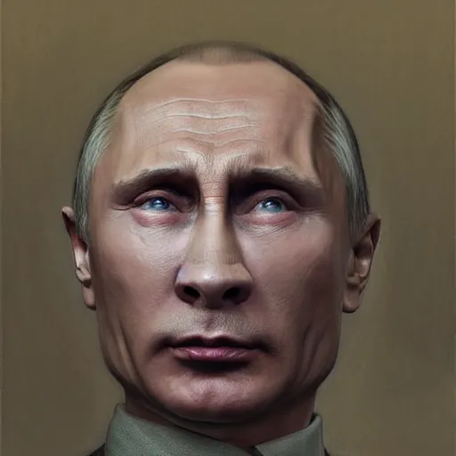 Image similar to vladimir putin, vladimir putin with pig nose, toothless mutant, horror, macabre by donato giancola and greg rutkowski and wayne barlow and zdzisław beksinski, realistic face, digital art