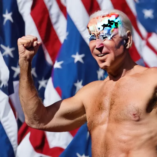 Image similar to joe biden bikini photo, 8 k,