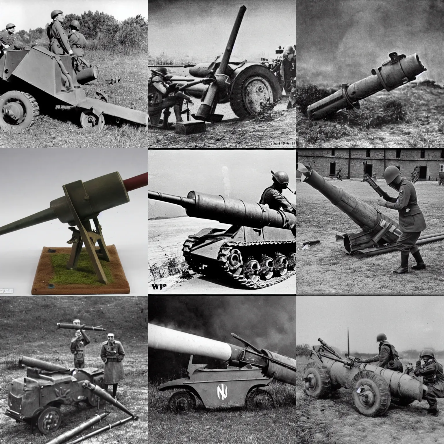 Prompt: ww2 nebelwerfer