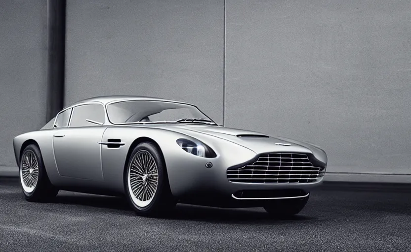 Image similar to “A 2025 Aston Martin DB5 Concept, studio lighting”