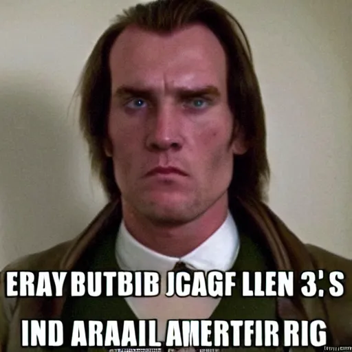 Image similar to Jarl Balgruuf the Greater as The American Psycho