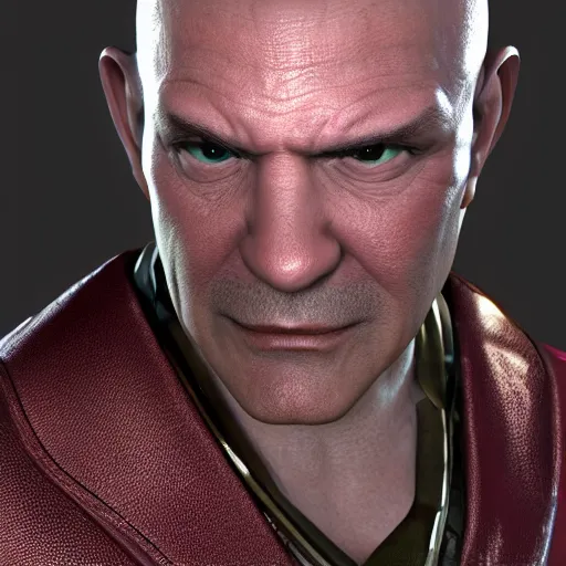 Prompt: Richard D. James as a Square Enix Villain 2005 JRPG cinema 4d render, Ray tracing reflection, natural lighting, Unreal Engine award winning photography