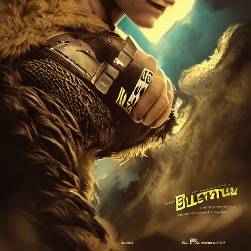 Prompt: cinema poster of blockbuster, 4k, fantasy, concept art, smooth, highly detailed, cinematic lighting, epic, sharp focus