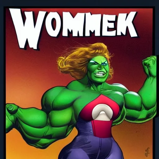 Prompt: women hulk