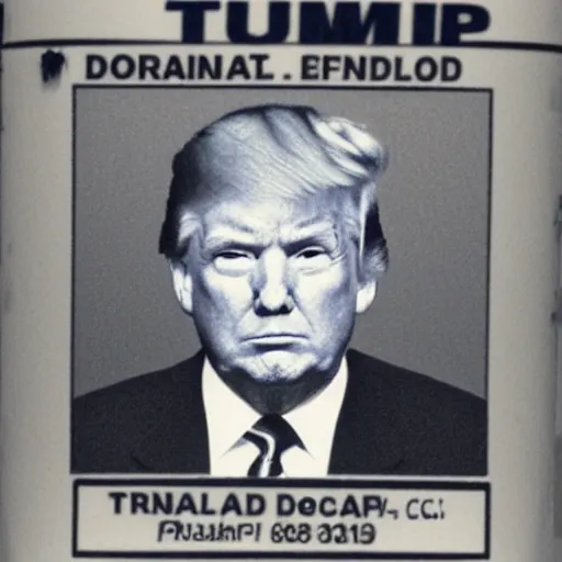 Image similar to donald trump mug shot