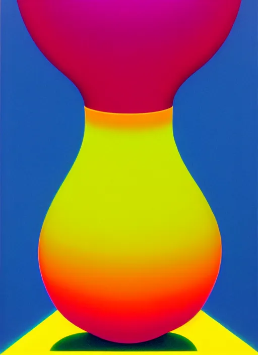 Image similar to vase by shusei nagaoka, kaws, david rudnick, airbrush on canvas, pastell colours, cell shaded, 8 k