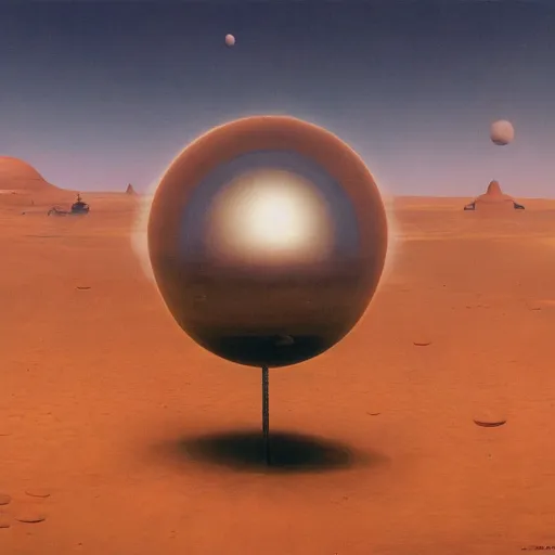 Image similar to a ufo crashing in the desert, surrounded by spheres, beksinski, wayne barlowe, symmetrical, surreal, magic surrealism, very coherent symmetrical artwork, cinematic, hyper realism, high detail, octane render, 8 k