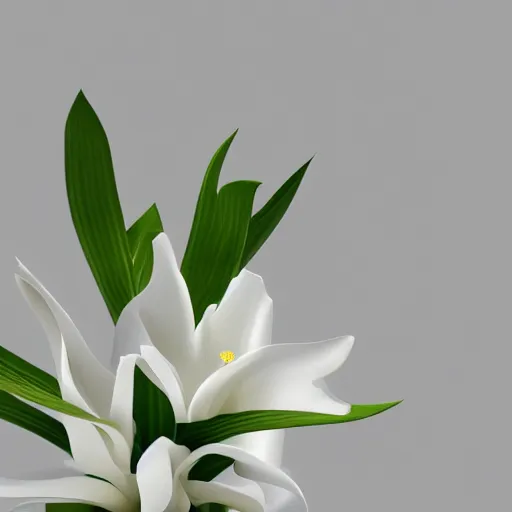 Image similar to perfume bottle in a white zen clean modern minimalist garden with cute flowers by peter tarka in an ivory room well contoured smooth fair walls, up close shot, sharp focus, zen, clean, modern minimalist, zaha hadid octane highly render, 4 k, ultra hd,