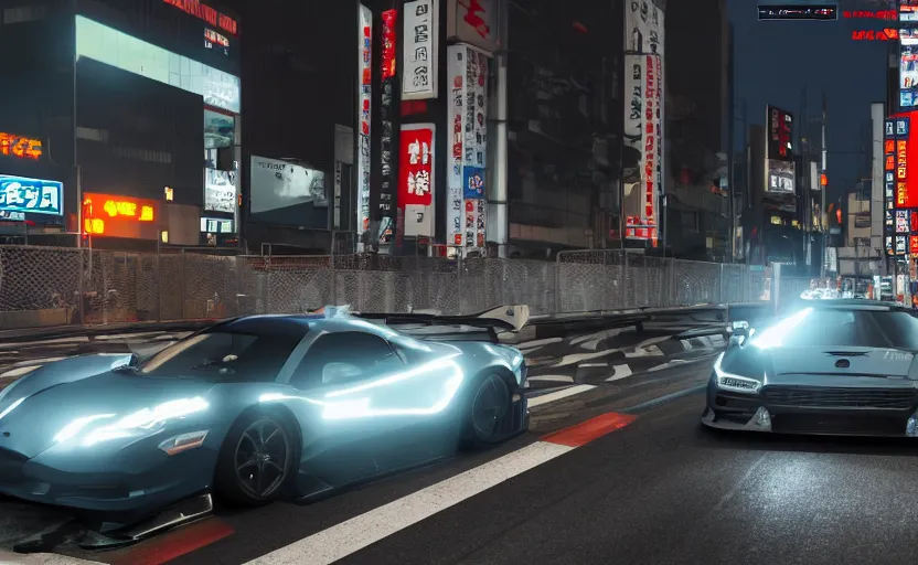 highly detailed, high resolution, illegal street race Stable