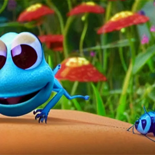 Image similar to disney pixar's a bug's life, cgi