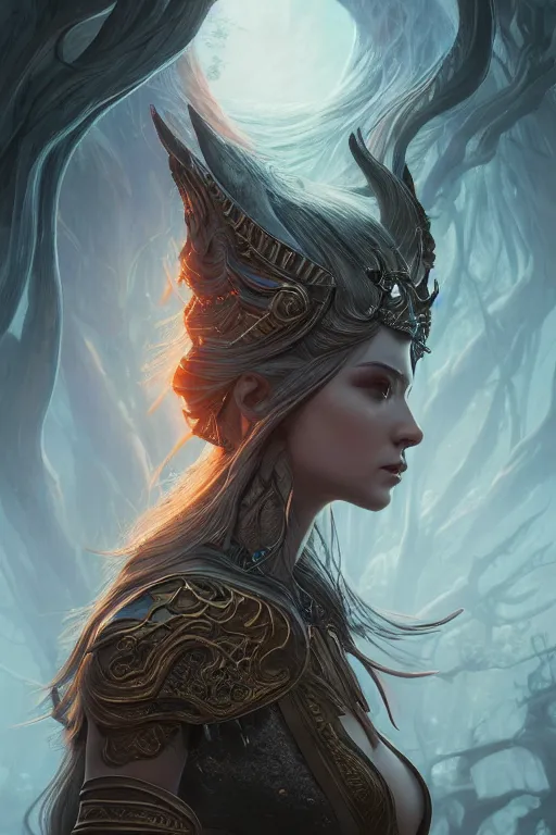 Image similar to goddess of the elden ring twilight, highly detailed, digital painting, artstation, hyperrealistic, hyperdetailed, concept art, smooth, sharp focus, illustration, unreal engine 5, 8 k, art by artgerm and greg rutkowski, laura sava and edgar maxence