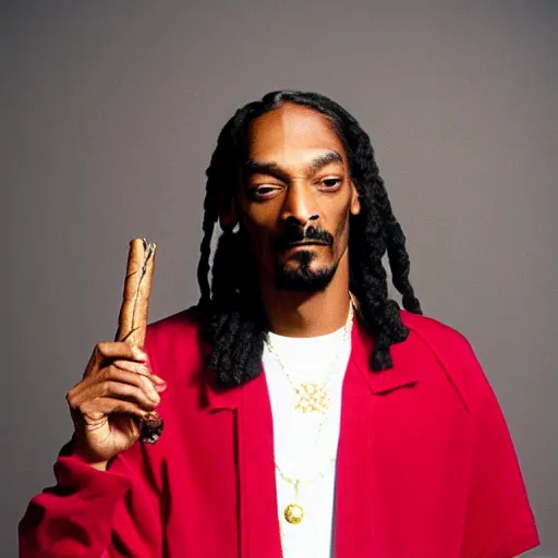 Image similar to Snoop Dogg holding a cigar for a 1990s sitcom tv show, Studio Photograph, portrait, C 12.0