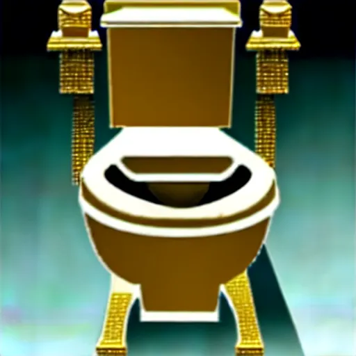 Image similar to a toilet made from solid gold. highly detailed, ornate, photorealistic