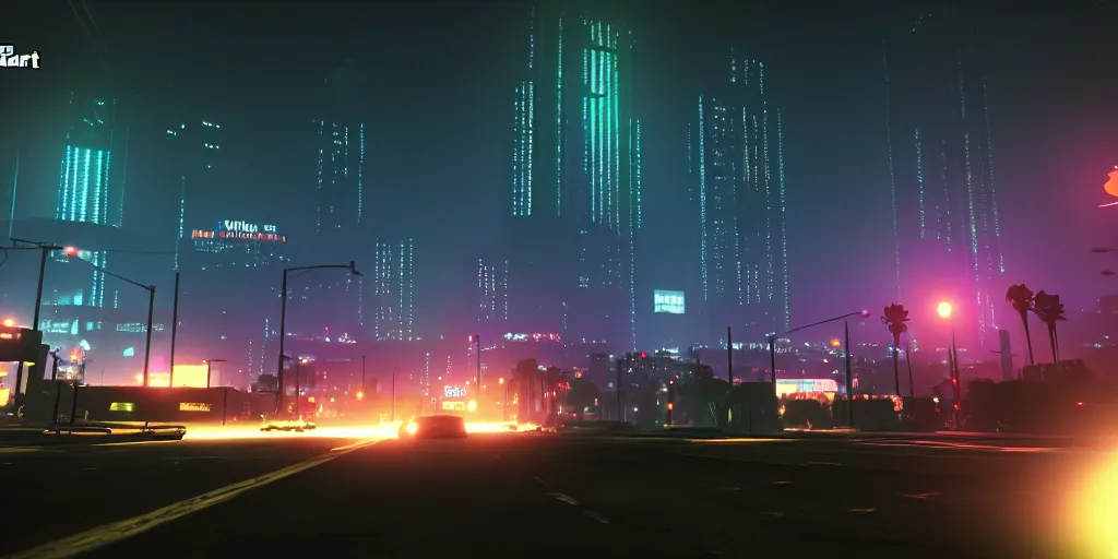 The Night in Los Santos - GTA V