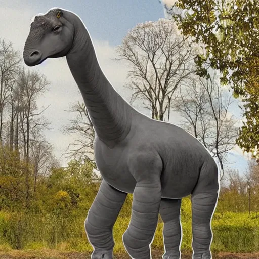 Prompt: brachiosaurus taur